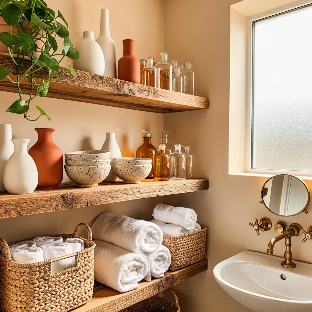 Cozy Boho Bathroom