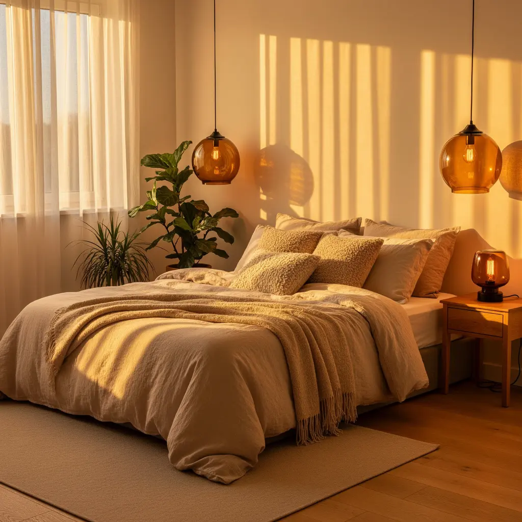 Golden Hour Bedroom Aesthetic