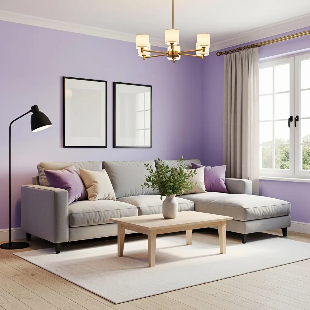 Lavender Living Room