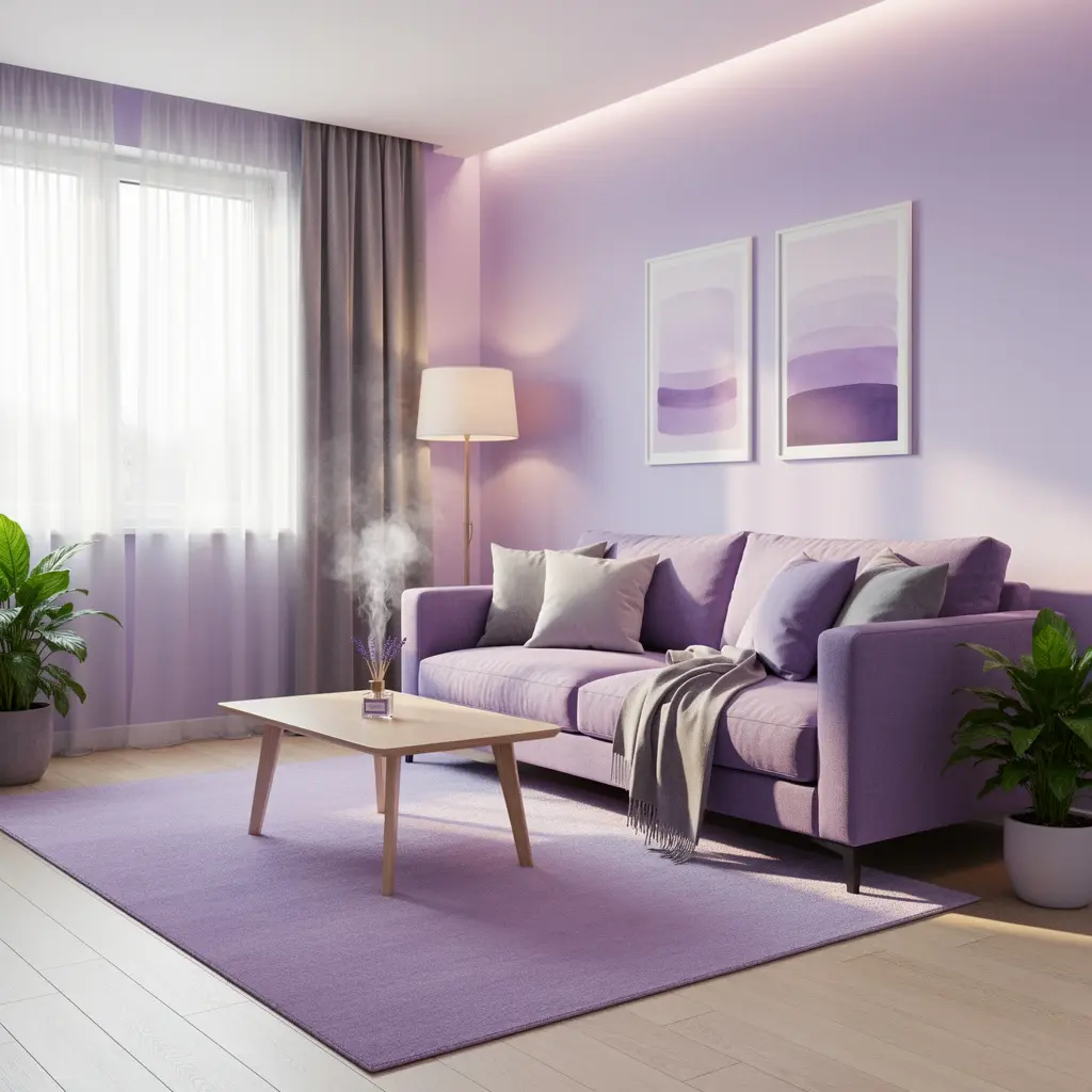 Lavender Apartment Decor