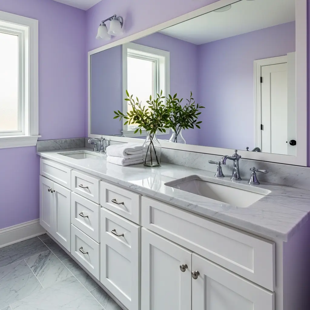 Lavender Bathroom