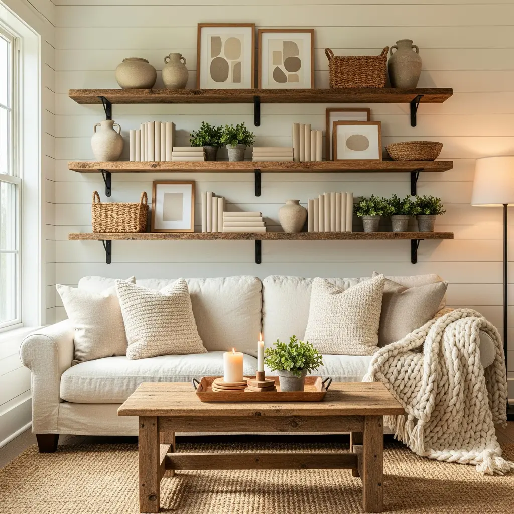 Rustic Farmhouse Living Room