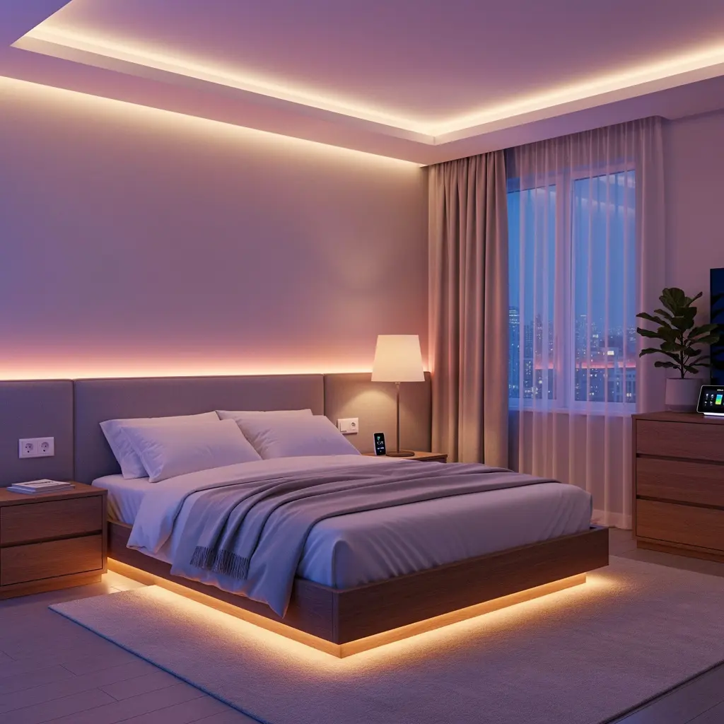 Modern LED Bedroom