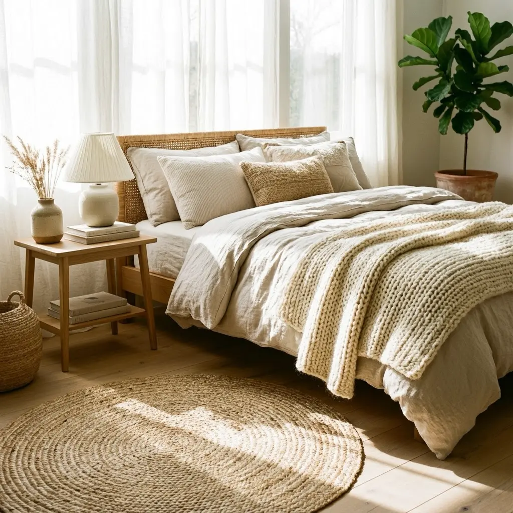 Sunlit Cozy Bedroom Aesthetic
