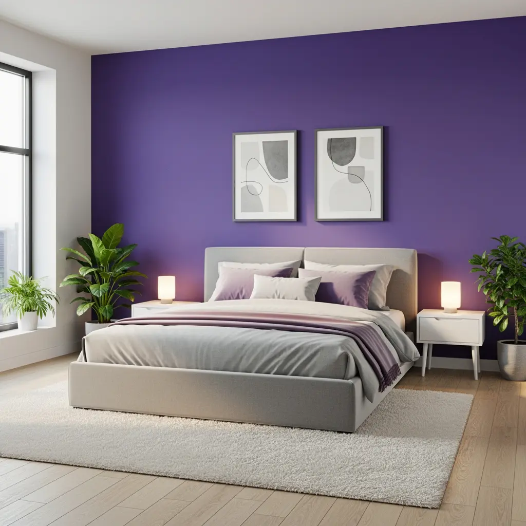 Lavender Bedroom Wall Decor