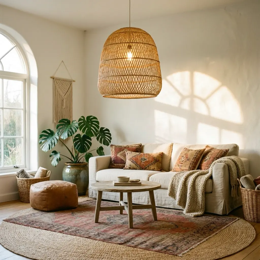 Cozy Boho Living Room