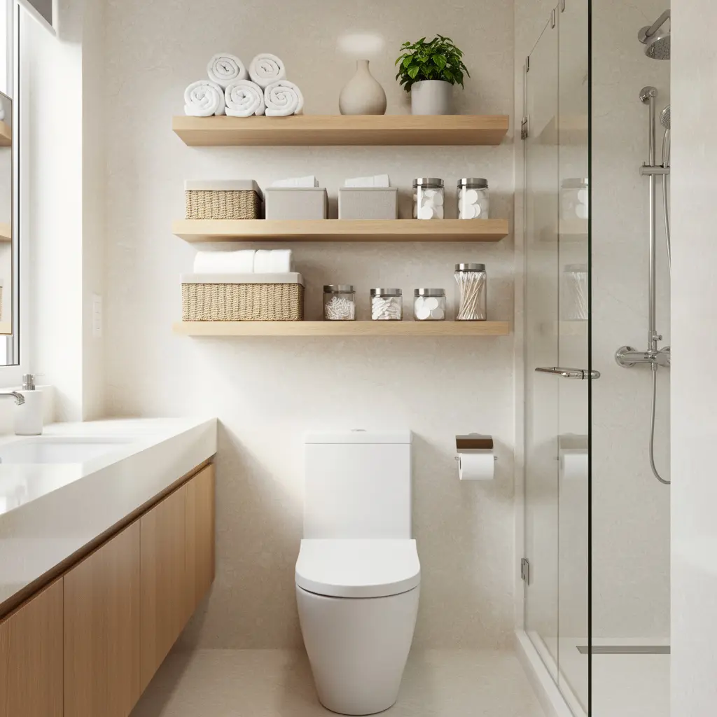 Luxury Small Bathroom Organization