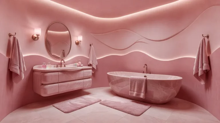 Pink Luxury Bathroom Ideas