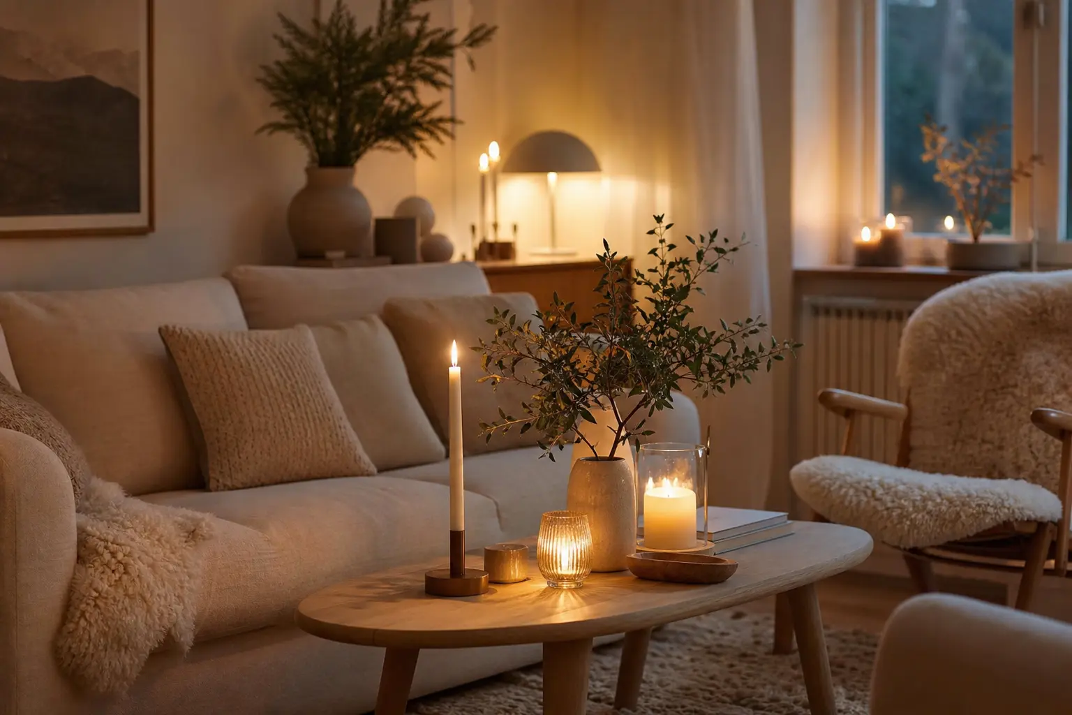 Cozy Scandinavian Living Room Ideas