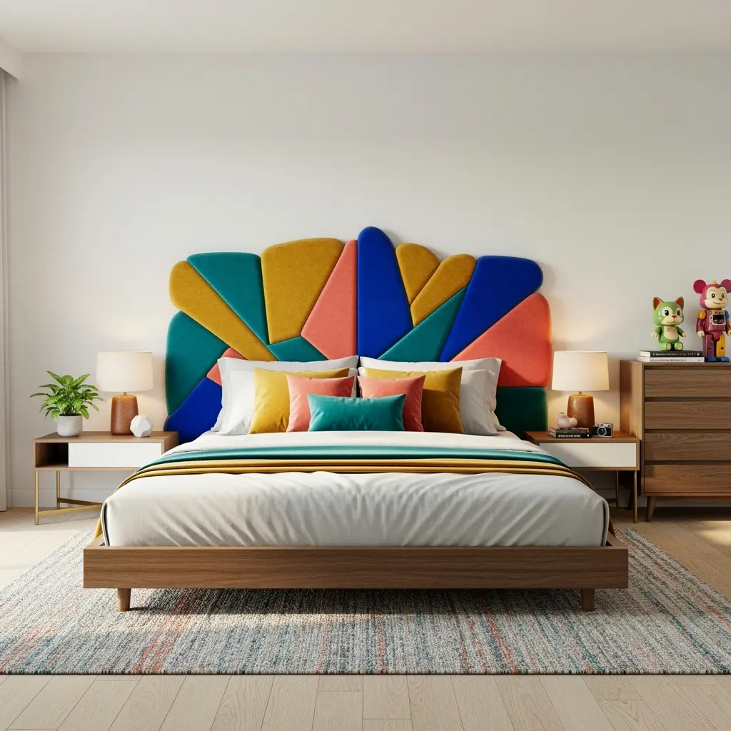 Funky Color Pop Bedroom Ideas