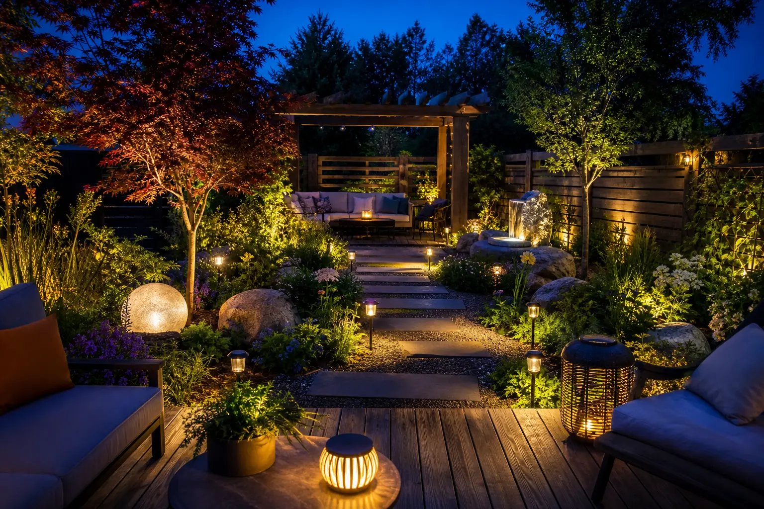 Luxury Solar Garden Lighting Ideas