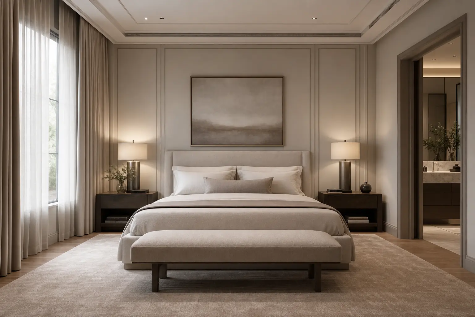 Luxury Modern Neutral Bedroom Ideas