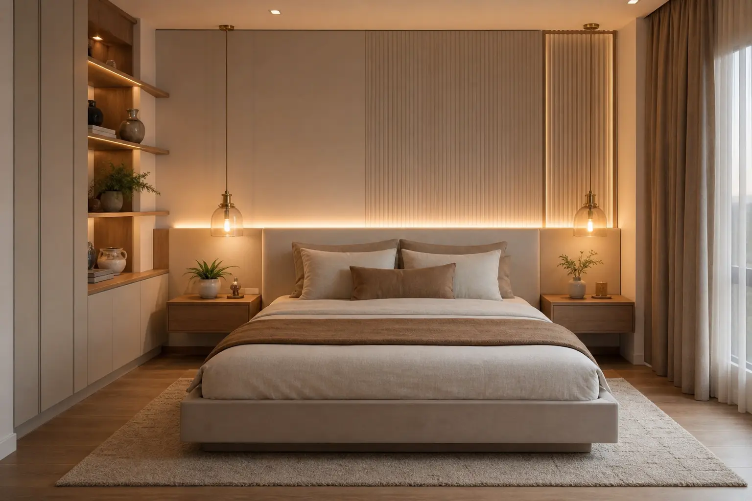 Cozy Bedroom Ideas with Built-In Storage