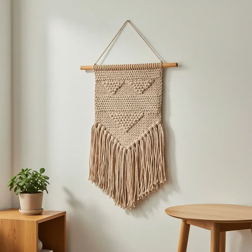 Budget Friendly Crochet Wall Hanging