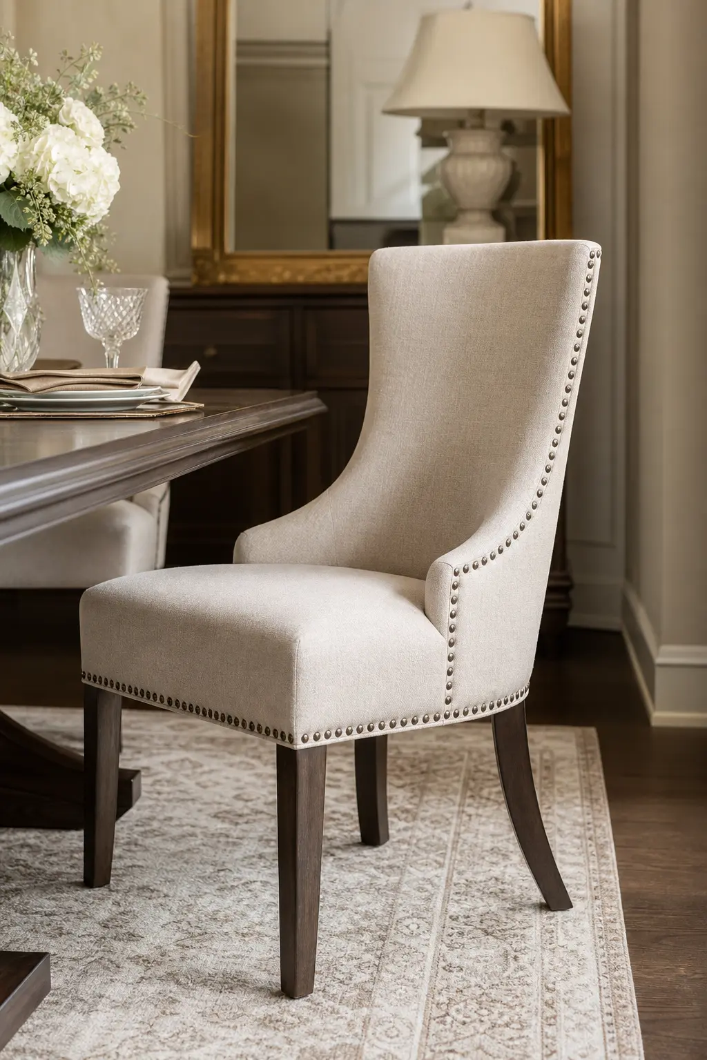 Beige Upholstered Dining Chair Ideas