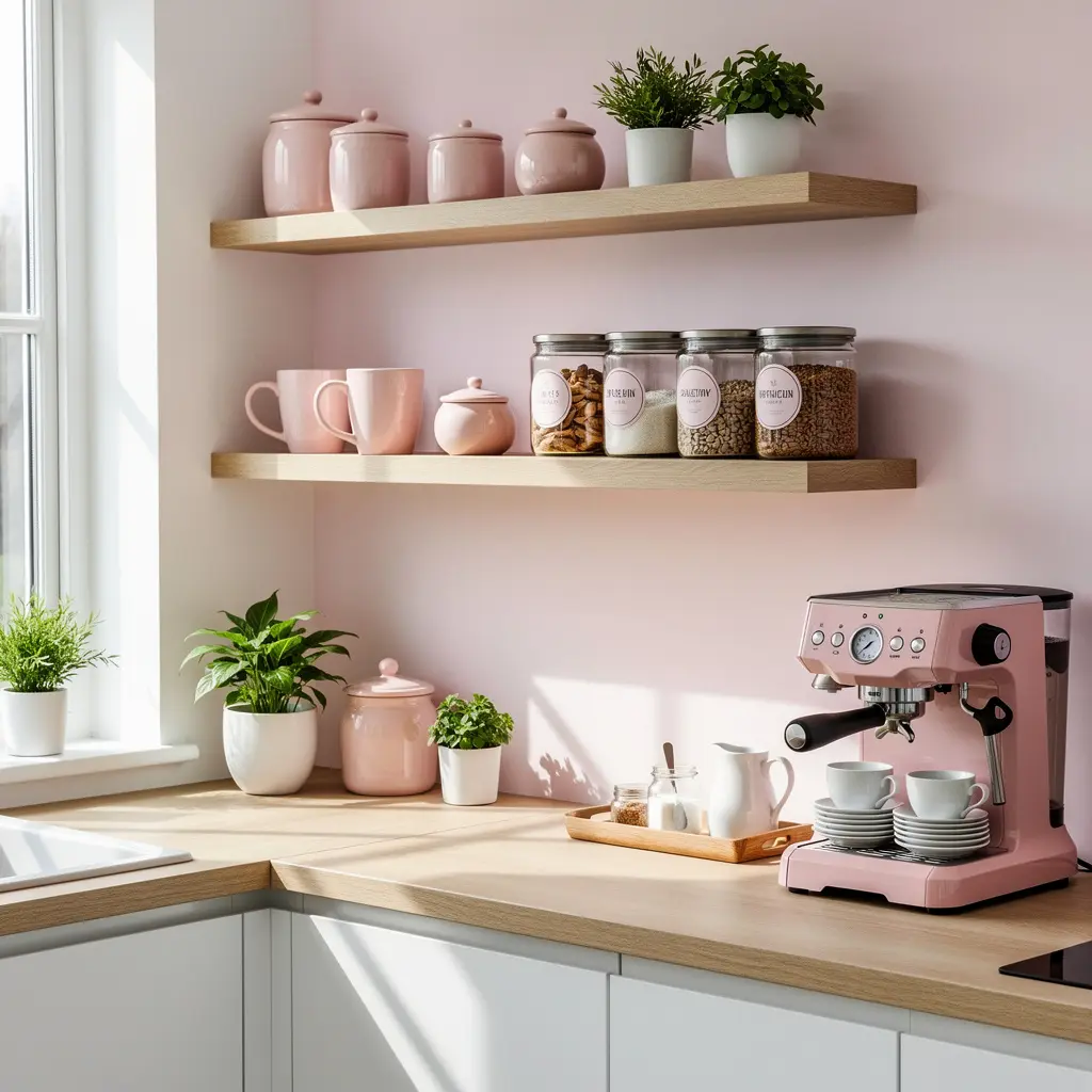 Cute Pink Kitchen Decor