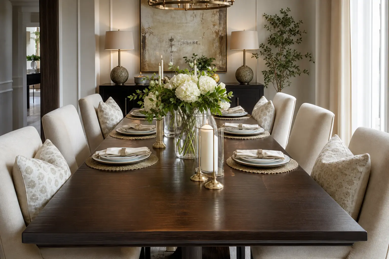 Beige Upholstered Dining Chair Ideas