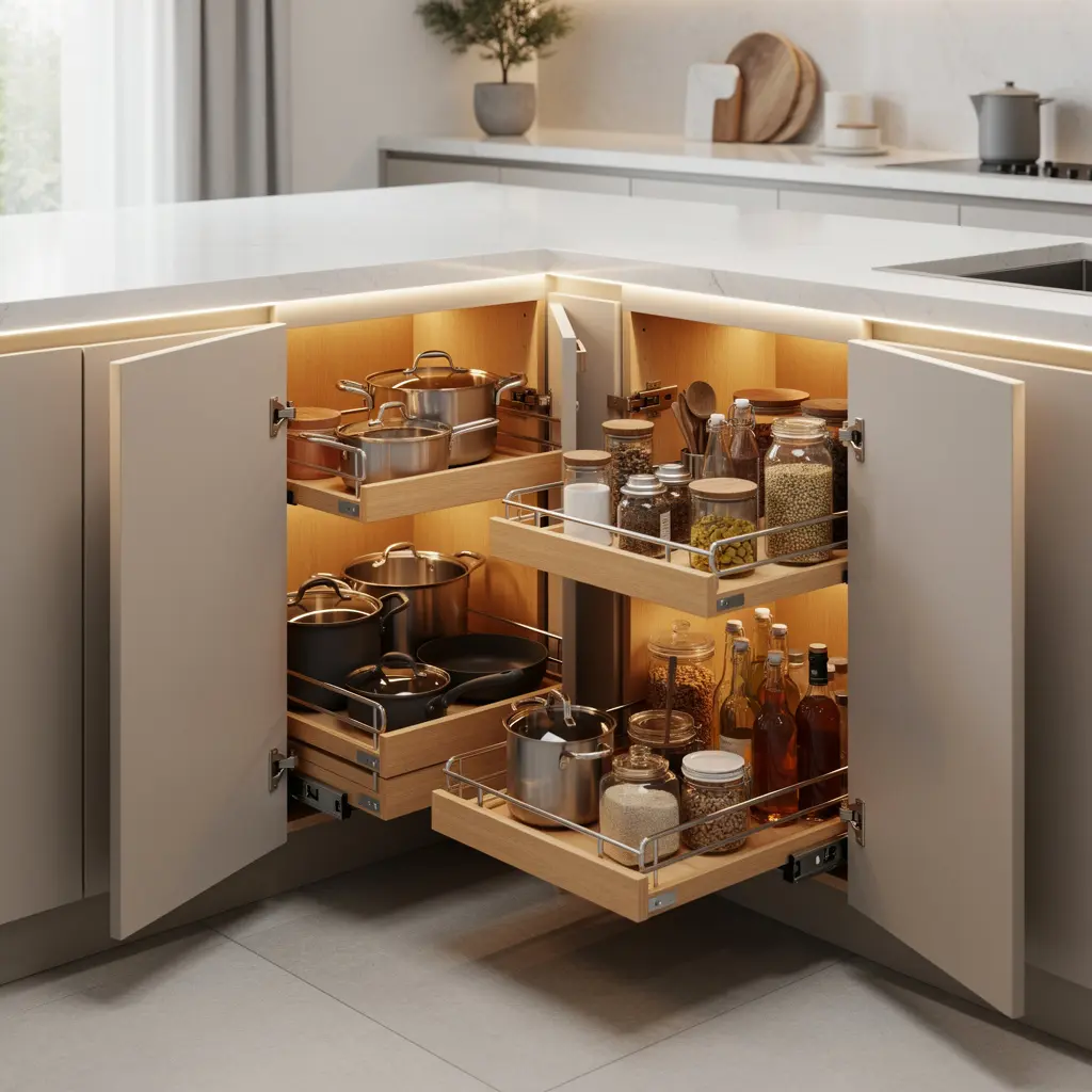 Smart Modular Kitchen Storage