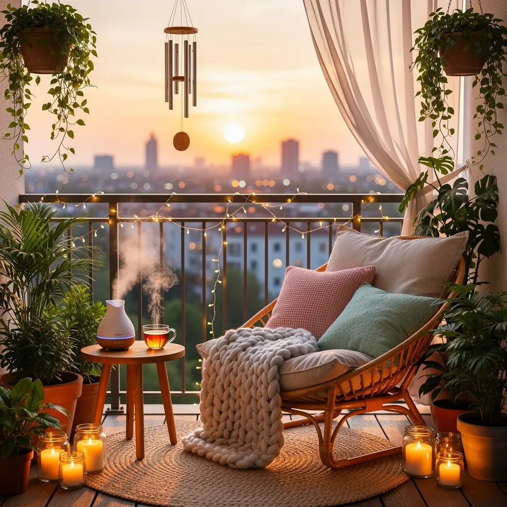 Cozy Dopamine Balcony Ideas