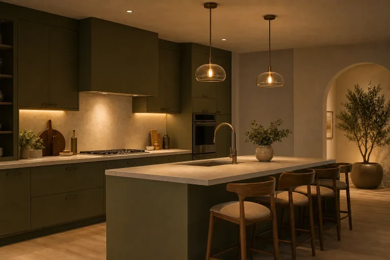 Modern Olive Green Kitchen Ideas