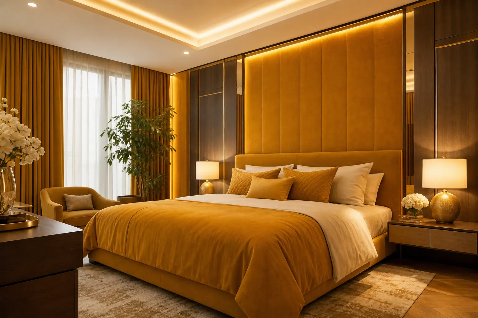 Mustard Yellow Bedroom Decor Ideas