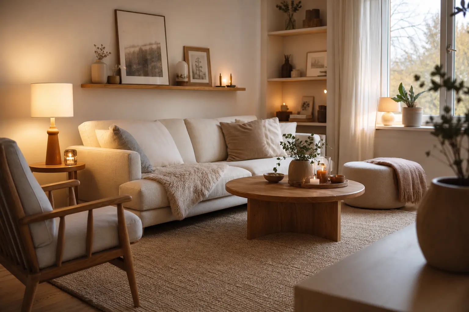 Cozy Scandinavian Living Room Ideas