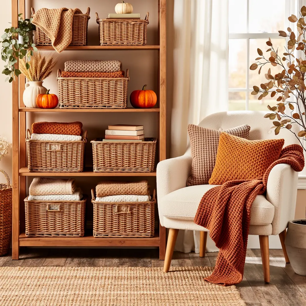 Cozy Fall Village Home Decor