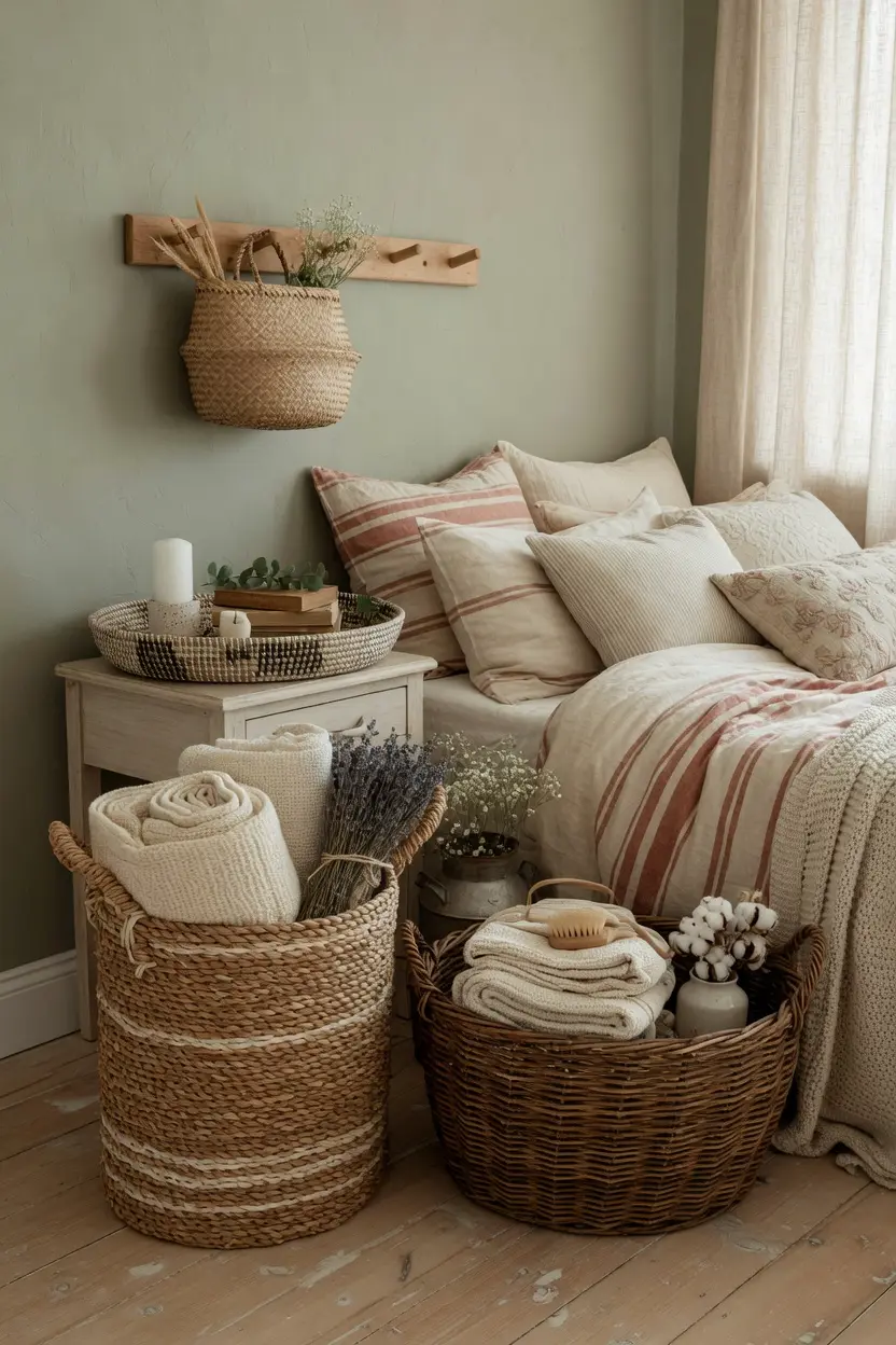 Aesthetic Farmhouse Bedroom Ideas