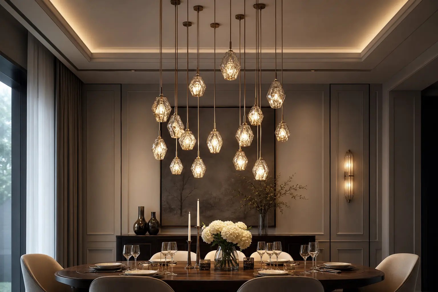 Elegant Dining Room Lighting Ideas