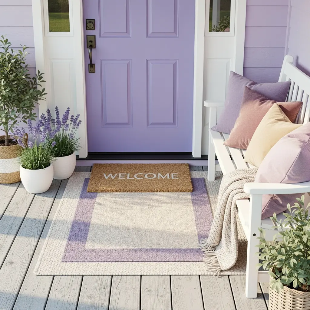 Dreamy Lavender Front Porch
