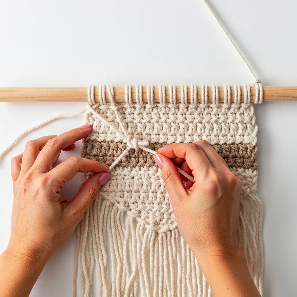 Budget Friendly Crochet Wall Hanging