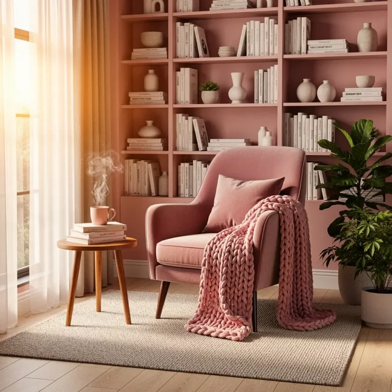 Cozy Pink Reading Nook Ideas
