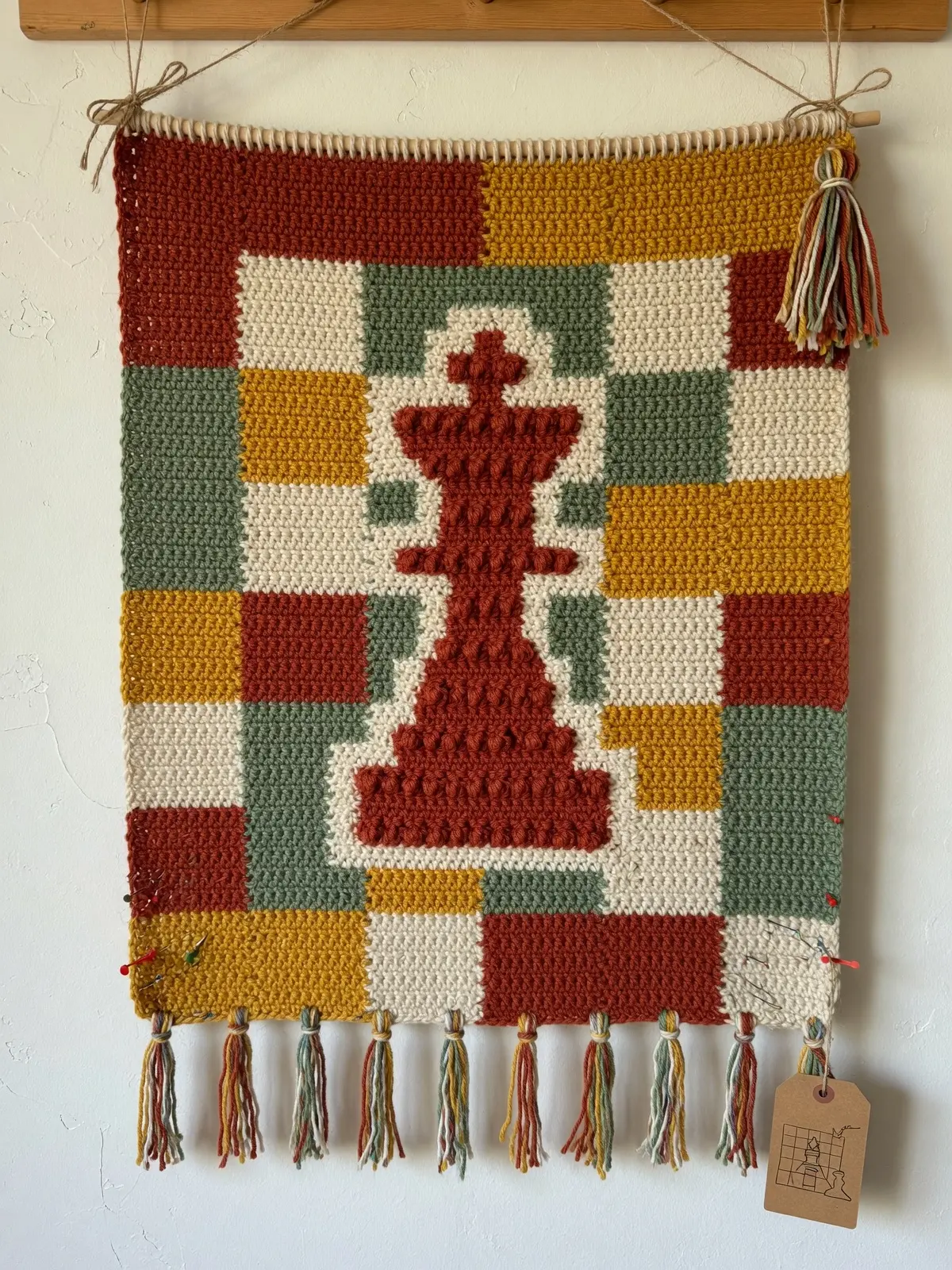 Budget Friendly Crochet Wall Hanging