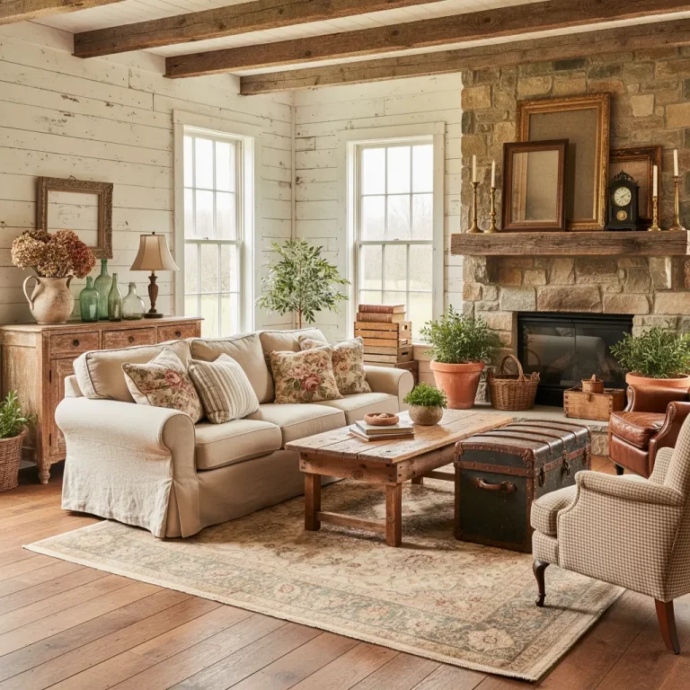 Rustic Farmhouse Living Room