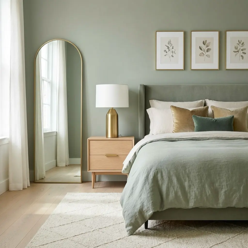 Modern Sage Green Bedroom Decor Ideas