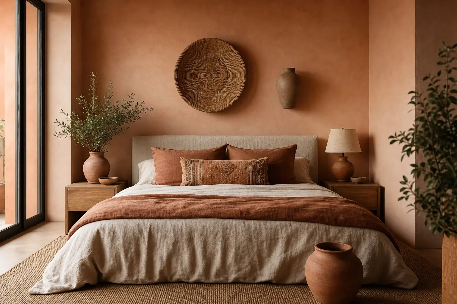 Terracotta Apartment Bedroom Ideas