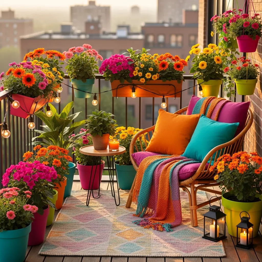 Cozy Dopamine Balcony Ideas