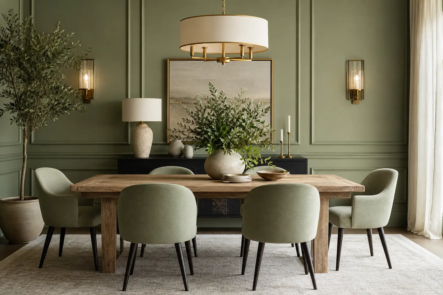 Sage Green Dining Room Ideas