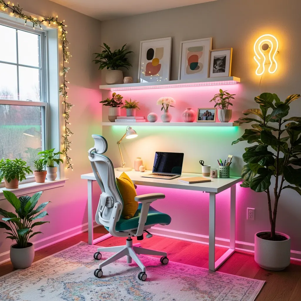 Dopamine-Decor Inspired Home Office Ideas
