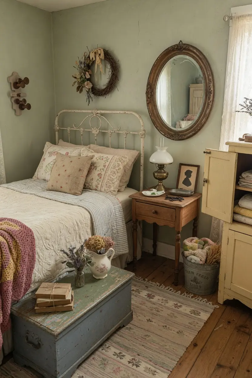 Aesthetic Farmhouse Bedroom Ideas