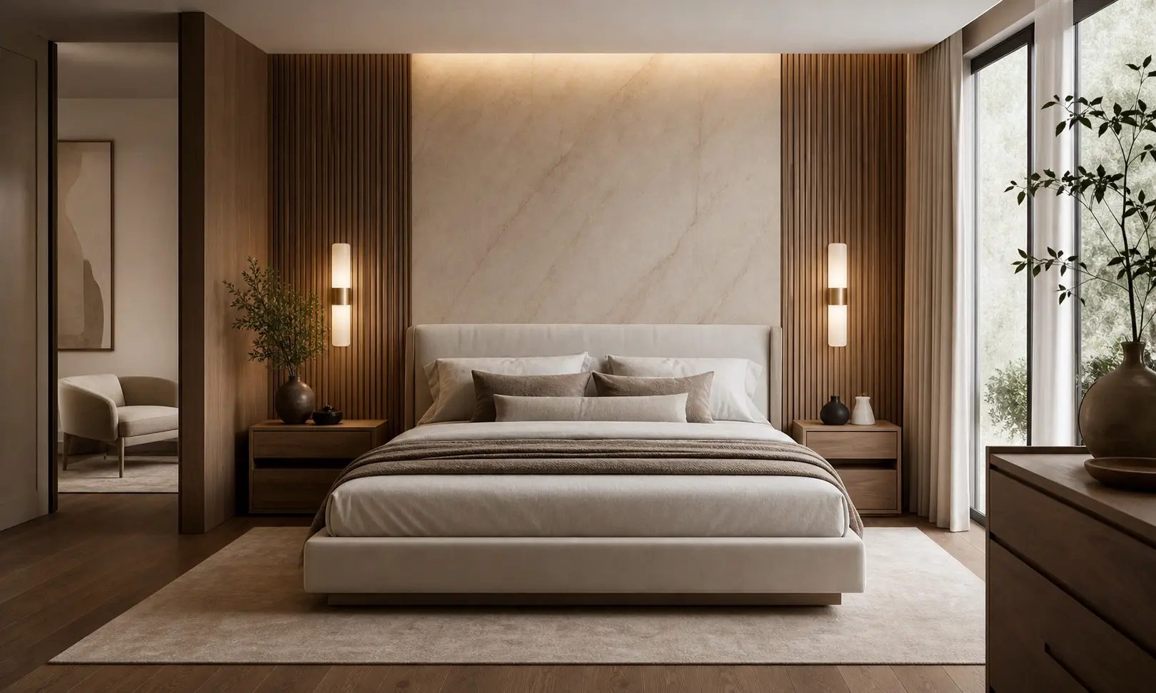 Luxury Modern Neutral Bedroom Ideas