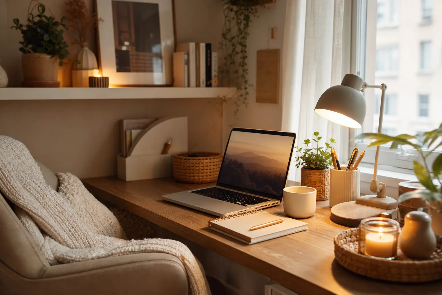 Cozy Desk Setup Ideas