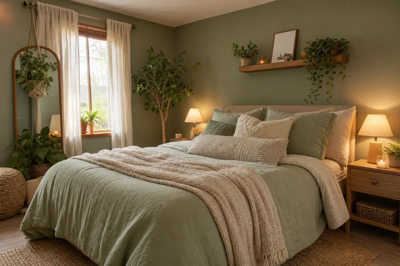 Cozy Sage Green Bedroom Ideas
