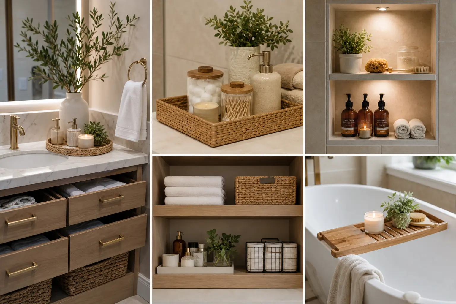 Luxury Bathroom Organization Ideas