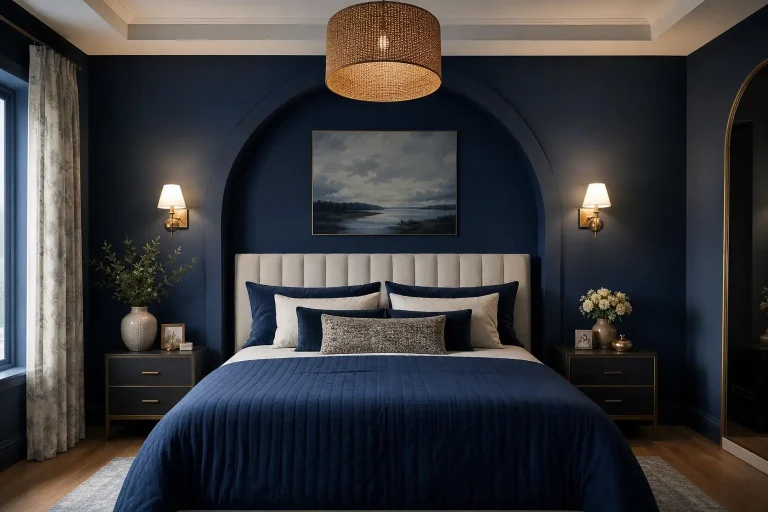 Luxury Navy Blue Bedroom Ideas