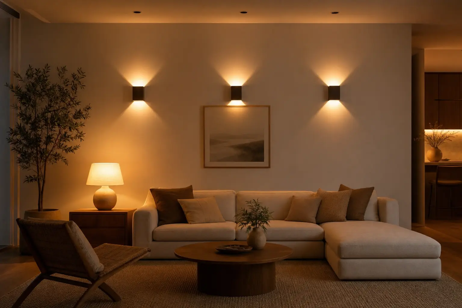 Warm Ambient Wall Lighting Ideas