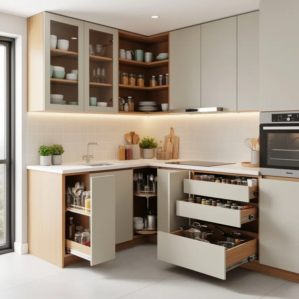Smart Modular Kitchen Storage