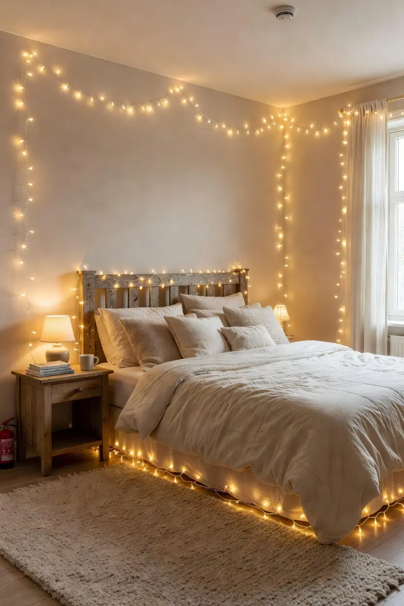 Cozy Bedroom Ideas with Fairy Lights