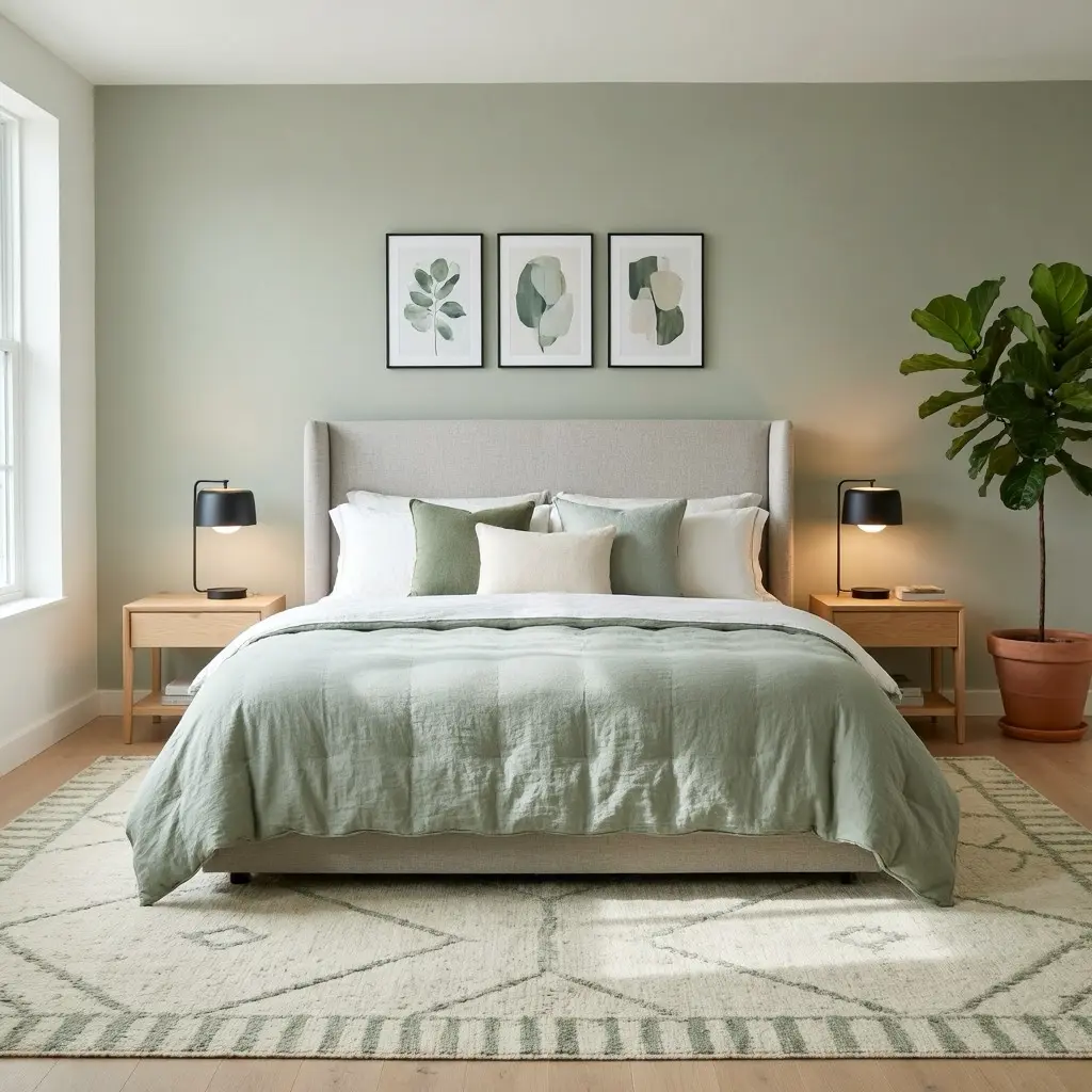 Modern Sage Green Bedroom Decor Ideas