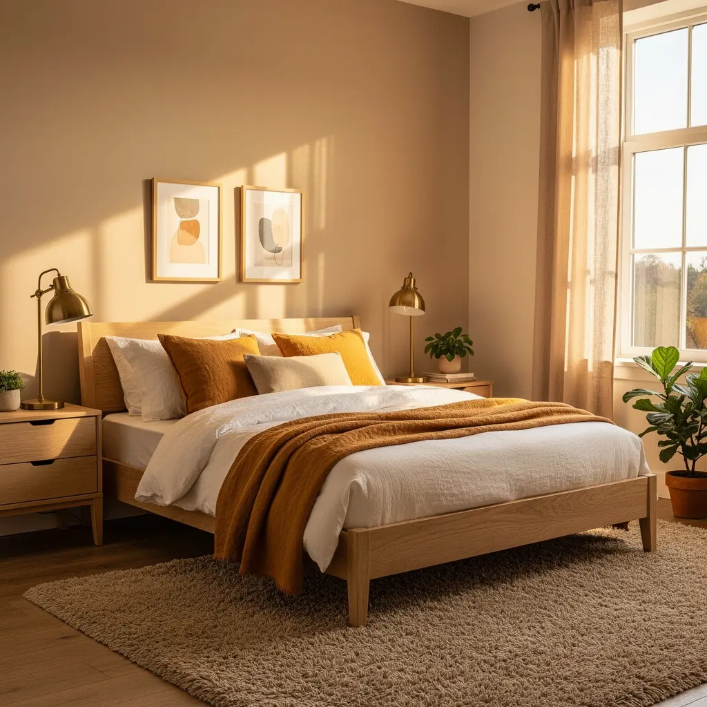Golden Hour Bedroom Aesthetic